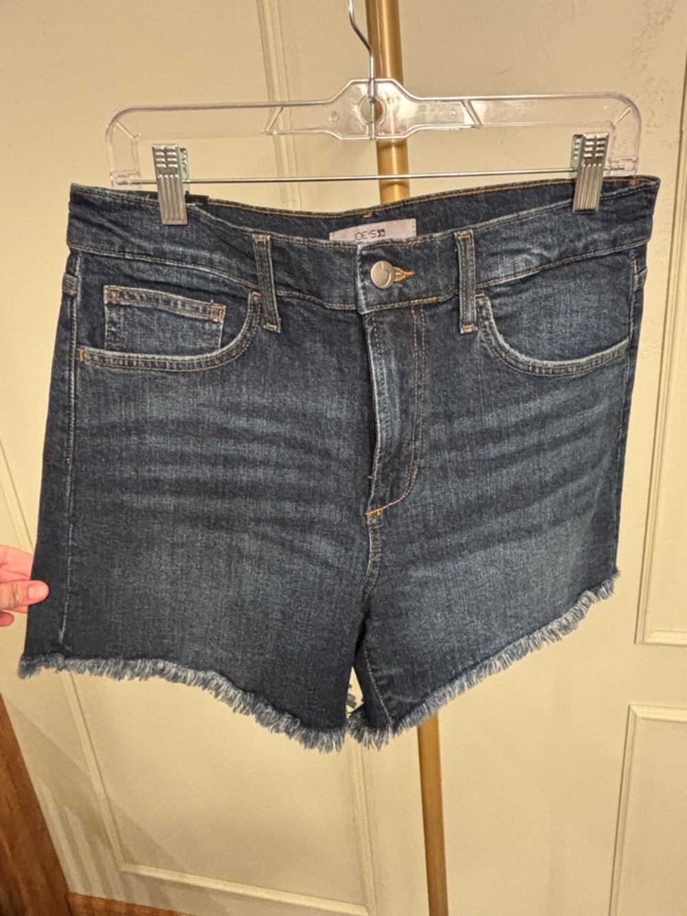 Joe’s Jean Shorts Classic Raw-Hem Denim Shorts Blue MSRP $179 Sz 28 - Picture 4 of 5